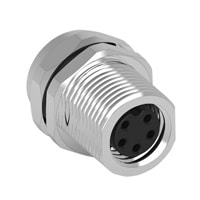 elmacon wieson waterproof m8 sensor connector ac3402 161500xx 00 5pin ip67 panel rear mount female