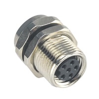 elmacon wieson waterproof m8 sensor connector ac3402 161501xx 00 6pin ip67 panel rear mount female